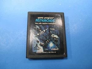 Cartucho de programa de juegos Asteroids Atari uso con controladores de joystick CX2649 - Imagen 1 de 2