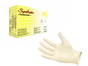 Vinyl Exam Gloves Powder-Free, Clear  MEDIUM 100/Box - Photo 1/2