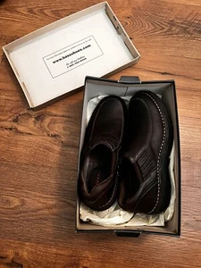New In Box MEN’S Brown Leather BASS Loafer Shoes - Size 9 - Picture 1 of 19