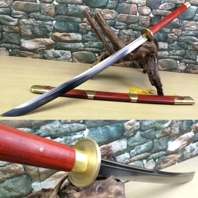 Chinese KungFu Fighting Broadsword Sword Sabre 1095 Carbon Steel Sharp Miao Dao - Image 1 of 4