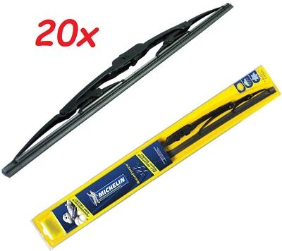 Michelin 17" Inch Flat Universal Rainforce traditional Wiper Blades -43CM x20 - Image 1 of 4