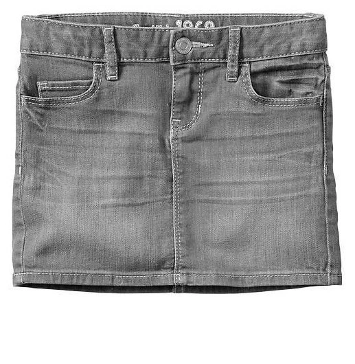 NUEVO CON ETIQUETAS Gap Kids 1969 Adorable Niñas Gris Elastizado Denim Azul Jean Mini Falda 10 NUEVO Foto 1 de 1