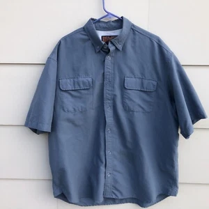 Duluth Trading Co Herren Kurzarm belüftet Angeln Wandern Hemd Größe Medium  - Bild 1 von 3