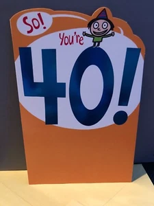 Happy 40Th Birthday Funny Humorous Fourty American greetings Card Forty 40 - Picture 1 of 3