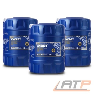 MANNOL 3x 20 L LITER ENERGY 5W30 MOTOR-ÖL MOTORENÖL FÜR MB 229.3 229.5 BMW LL-98 - Bild 1 von 2