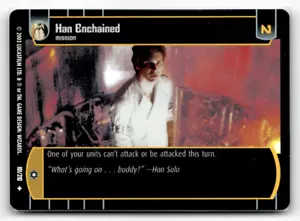 Star Wars TCG - FOIL - Han Enchained - Wizards - Picture 1 of 2