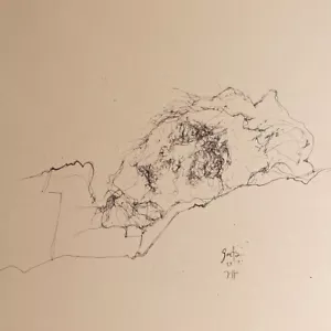 Horst Janssen Greta Stolterfoth Lithografie 1971 signiert Griffelkunst Edition - Bild 1 von 4