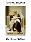 Madonna with Child and St. John, Religious Art, Wall Art, Home decoration