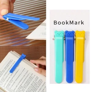 3PCS Mixed Color Book Mark Staionery Supplies Book Divided Clip Students - Afbeelding 1 van 12