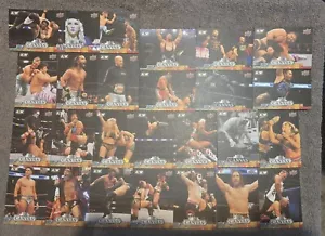 LOTTO 26 CARTE TELA AEW ARANCIONE FTR STING MOXLEY - Foto 1 di 1