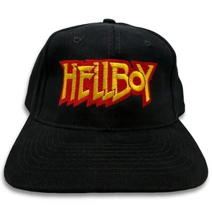 Vintage HELLBOY 2000 Promo Hat Strap Back Cap HTF Rare Y2K Nissin Comic Top Cow - Picture 1 of 7