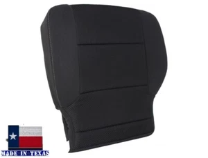 Driver Side Bottom Cloth Seat Cover For GMC Sierra 2015 SLE SLT Z71 in Black - Picture 1 of 12