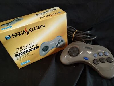 Used, SEGA Saturn Controller Pad HSS-0101 w/Box set, working-g0710- - Image 1 of 4