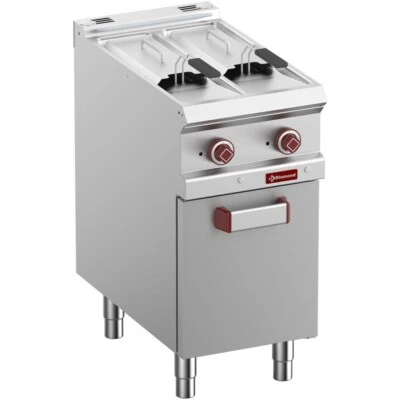 Elektro Fritteuse Friteuse 2 Becken 14L 400 x 700 x 920 mm Gastlando - Bild 1 von 2