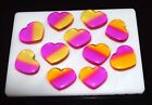 Beautiful Heart Shape Pendant Vintage Rare Glass Cabochon For Pendant Price 1 Pc