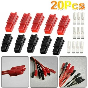 Efficient Electrical Connectors Set in Red and Black for Multiple Applications - Afbeelding 1 van 12