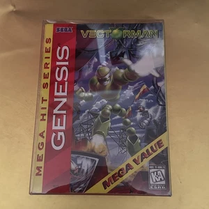 VectorMan Sega Genesis Brand New Cartridge In Box With Manual - Picture 1 of 3