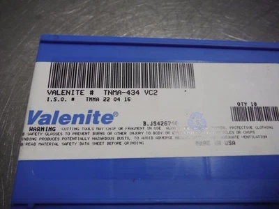 1 ¡NUEVO! Insertos de carburo de valenita QTY10 TNMA-434 / TNMA 220416 VC2 Foto 1 de 2