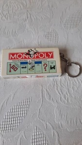Vintage Monopoly Keychain Hasbro 1998 Miniature Travel Game - Picture 1 of 5