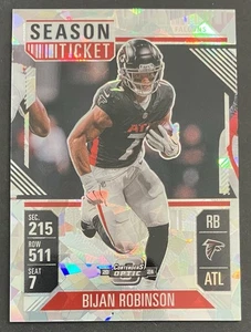 2024 Contenders Optic Bijan Robinson Cracked Ice Prizm /22 - Picture 1 of 2