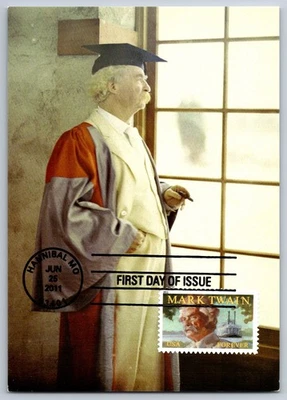 #4545 Mark Twain FDC Maxi Card - Image 1 of 2