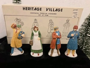 DEPT 56 Heritage Village "HERITAGE VILLAGE CITY PEOPLE" Porzellan Retired #59676 - Bild 1 von 8