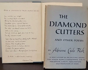 1955 The Diamond Cutters Inscribed Handwritten Poem Adrienne Cecile Rich Signed - Picture 1 of 9