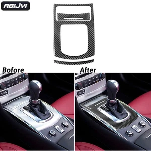 3Pcs Carbon Fiber Automatic Gear Shift Box Cover Trim For 2010-2013 Infiniti G37 - Picture 1 of 14