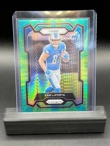 Sam LaPorta 2023 Panini Prizm Green Hyper Rookie /175 #332 Detroit Lions RC - Picture 1 of 2
