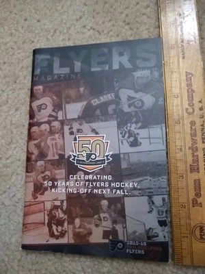 2015-16 Philadelphia Flyers NHL Hockey Program - 50th Anniversary - Image 1 of 3