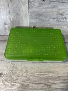 Große Spacemaker grüne Stiftebox 11 x 7 x 3" EUC Vintage Schulbox - Bild 1 von 5