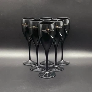 MOET & CHANDON Schwarzes Champagner Acrylglas  - Bild 1 von 4