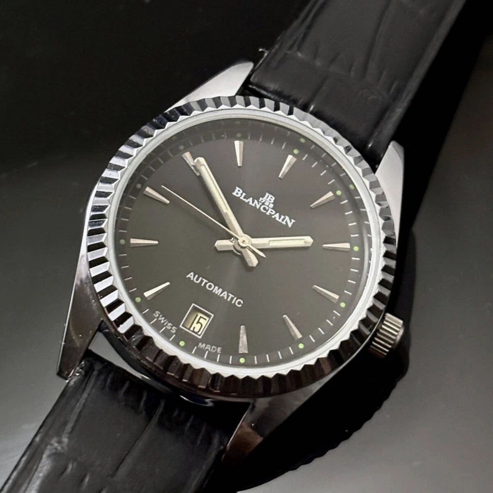 Reloj Antiguo BLANSPAIN Negro Analógico Colección Villeret Swatch De Colección USADO JP Foto 1 de 4