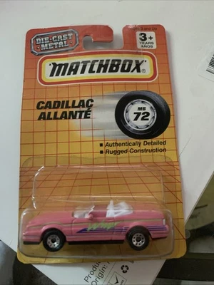 Coche vintage Matchbox MB72 plateado Cadillac Allante 1987 Foto 1 de 4