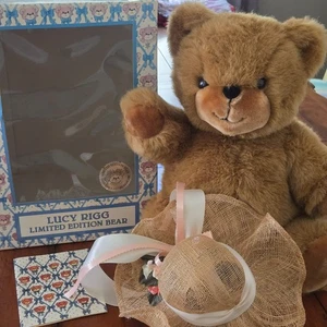 1. Jahr 1988 Lucy Rigg & Co Ltd Ed Teddybär Stofftier Plüschtier #217 von 3000 - Bild 1 von 17
