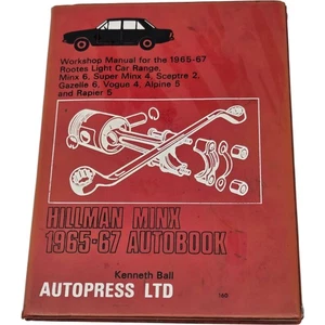Hillman Minx 1965-67 Autobook Manuale Officina Autopress - Foto 1 di 8