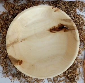 Holzschale gedrechselt aus Espen Holz - Bild 1 von 3