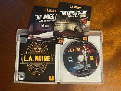 LA Noire Games Playstation 3 PS3 Rockstar Games CIB Mint Condition Free Shipping - Image 1 of 4