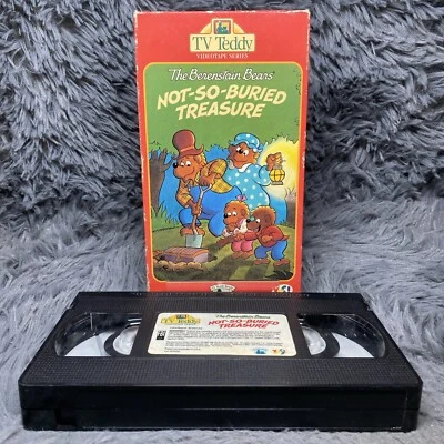 The Berenstein Bears Not-So-Buried Treasure VHS Tape 1993 TV Teddy Kids Cartoon - Image 1 of 4