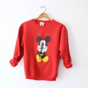 Vintage Kids Walt Disney Mickey Sweatshirt Large - Picture 1 of 5