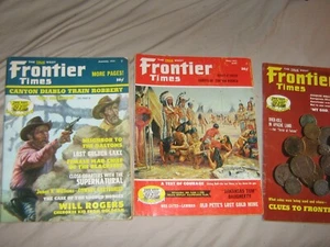 Frontier Times 3 issues from 1971 Jan., May & July Female War Chief, Will Rogers - Picture 1 of 12