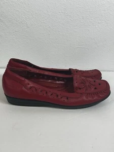 dr. scholls women’s red loafers size 9M Check Gently Used . See Pics - Picture 1 of 10