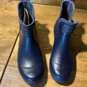 Joules French Navy Wellibobs Knöchelgummistiefel Größe 9 (43) - Bild 1 von 6