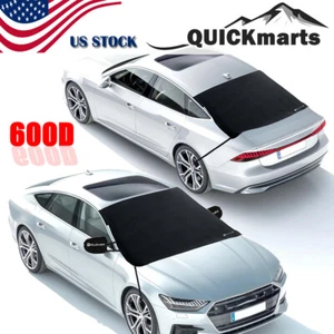 Car Windshield Snow Cover Auto Front Rear Window Frost Shield Ice Sun Protector - Picture 1 of 20