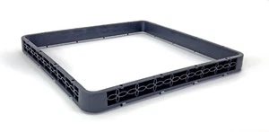 Extensor de estante de vidrio abierto de tamaño completo | Combinación de tamaño completo | Gris (paquete de 2) - Imagen 1 de 5