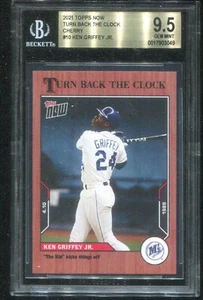 Ken Griffey 2021 Topps Now TBTC Cherry /7 Graded 10 Pristine by BGS - Picture 1 of 2