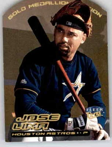 2000 Fleer Ultra Gold Medallion Die Cut Jose Lima Foil Refractor Astros #56 - Picture 1 of 2