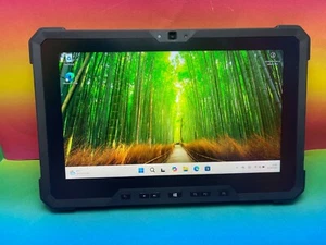 Dell Latitude 7212 Rugged Tablet Core i5-7300U 8GB 256GB Win 11 Pro 11.6" Touch - Picture 1 of 8