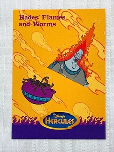 Vintage 1997 Disney SkyBox Hercules Hades' Flames & Worms Pop-Out Card #78 - Bild 1 von 2