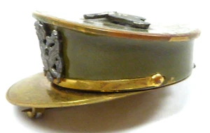 WWII WW2 US Army Air Corps USAAC Sweetheart Pin Hat Photo Pin Brooch Pretty Girl - Picture 1 of 5